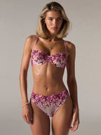 Rožinis apatinio trikotažo komplektas MELITA