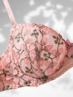 Rožinis apatinio trikotažo komplektas FRANCESKA