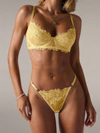 Gelsvas apatinio trikotažo komplektas JARGITA