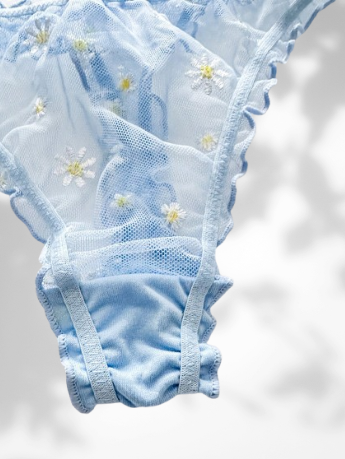 Melsvas apatinio trikotažo komplektas IRINI