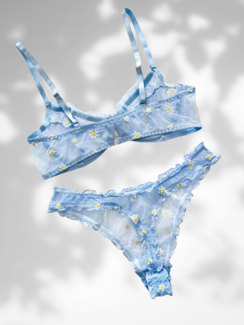 Melsvas apatinio trikotažo komplektas IRINI