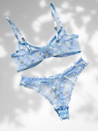 Melsvas apatinio trikotažo komplektas IRINI