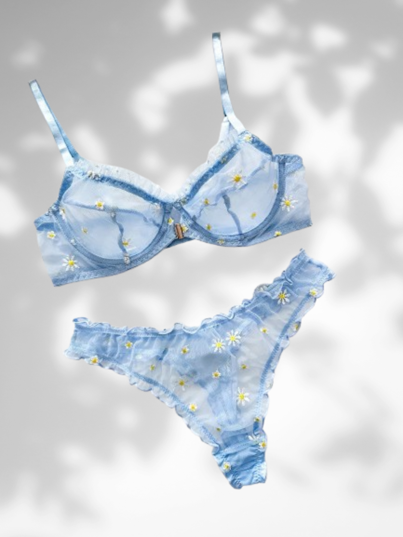 Melsvas apatinio trikotažo komplektas IRINI