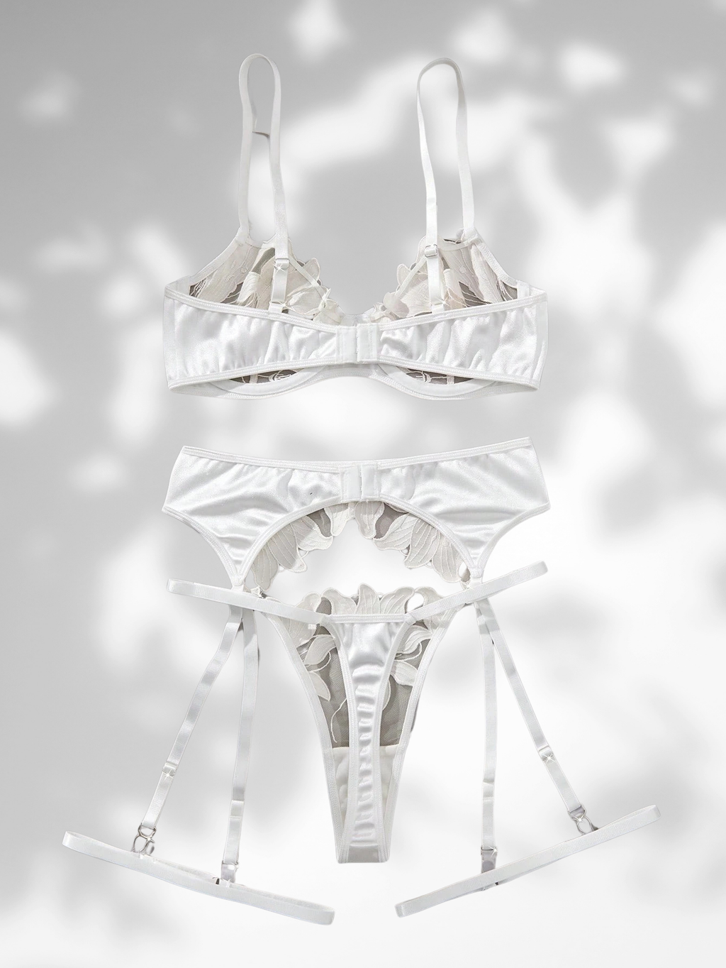 Baltas apatinio trikotažo komplektas JENNY