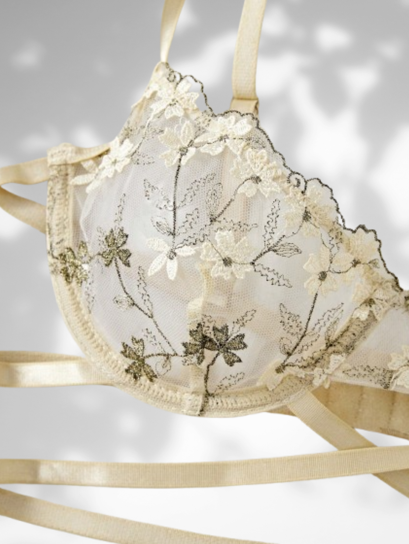 Kreminis apatinio trikotažo komplektas LORENA