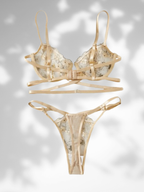 Kreminis apatinio trikotažo komplektas LORENA